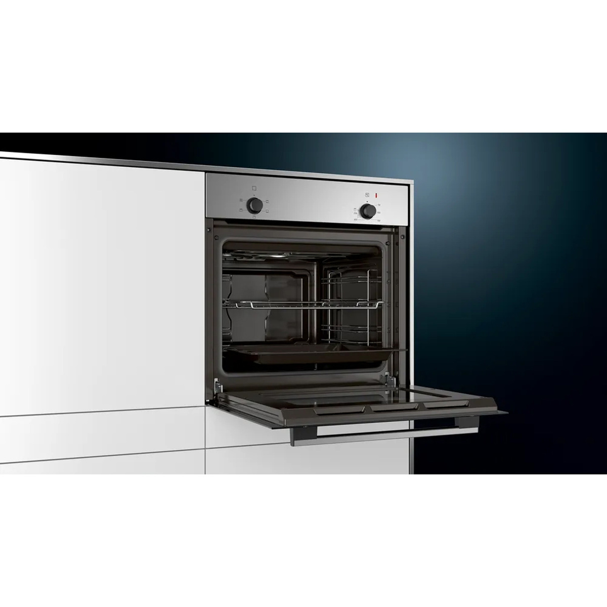 Siemens iQ100 Built In Oven, 71 L, Stainless Steel, HA010FBR1M