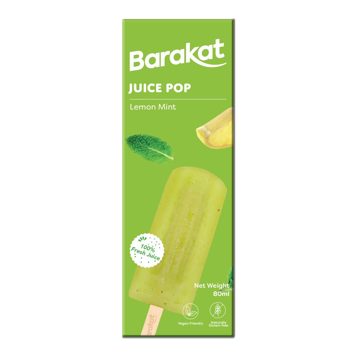 Barakat Lemon Mint Juice Pop 80 ml