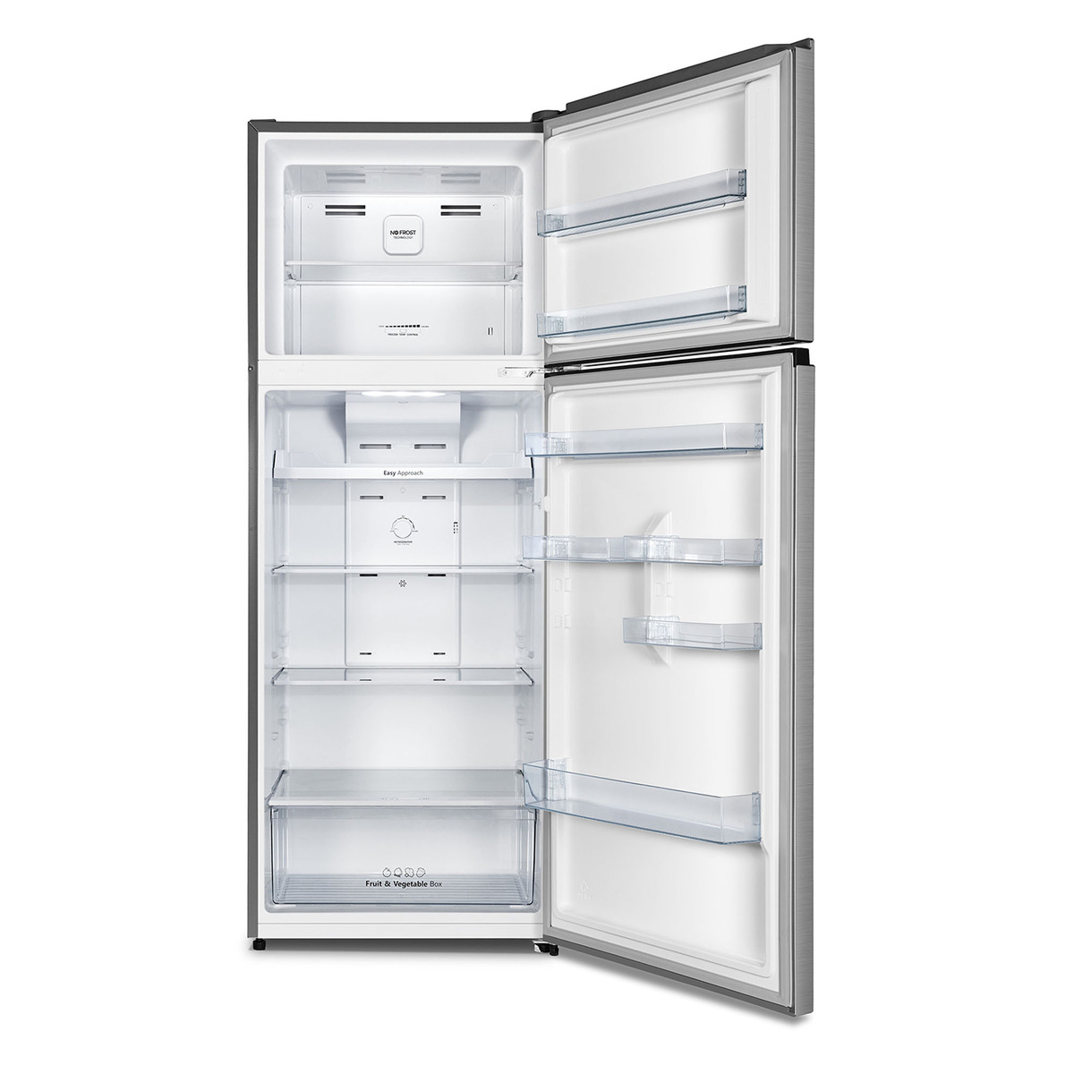 Hisense Top Mount Double Door Refrigerator, 460 L Net Capacity, Stainless Steel, RT599N4ASU1