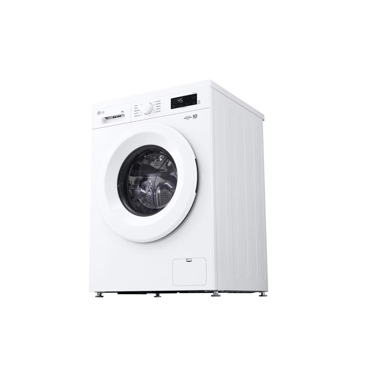 LG Front Load Washing Machine, 8kg, 1200RPM, White, F2Y1TYP3W