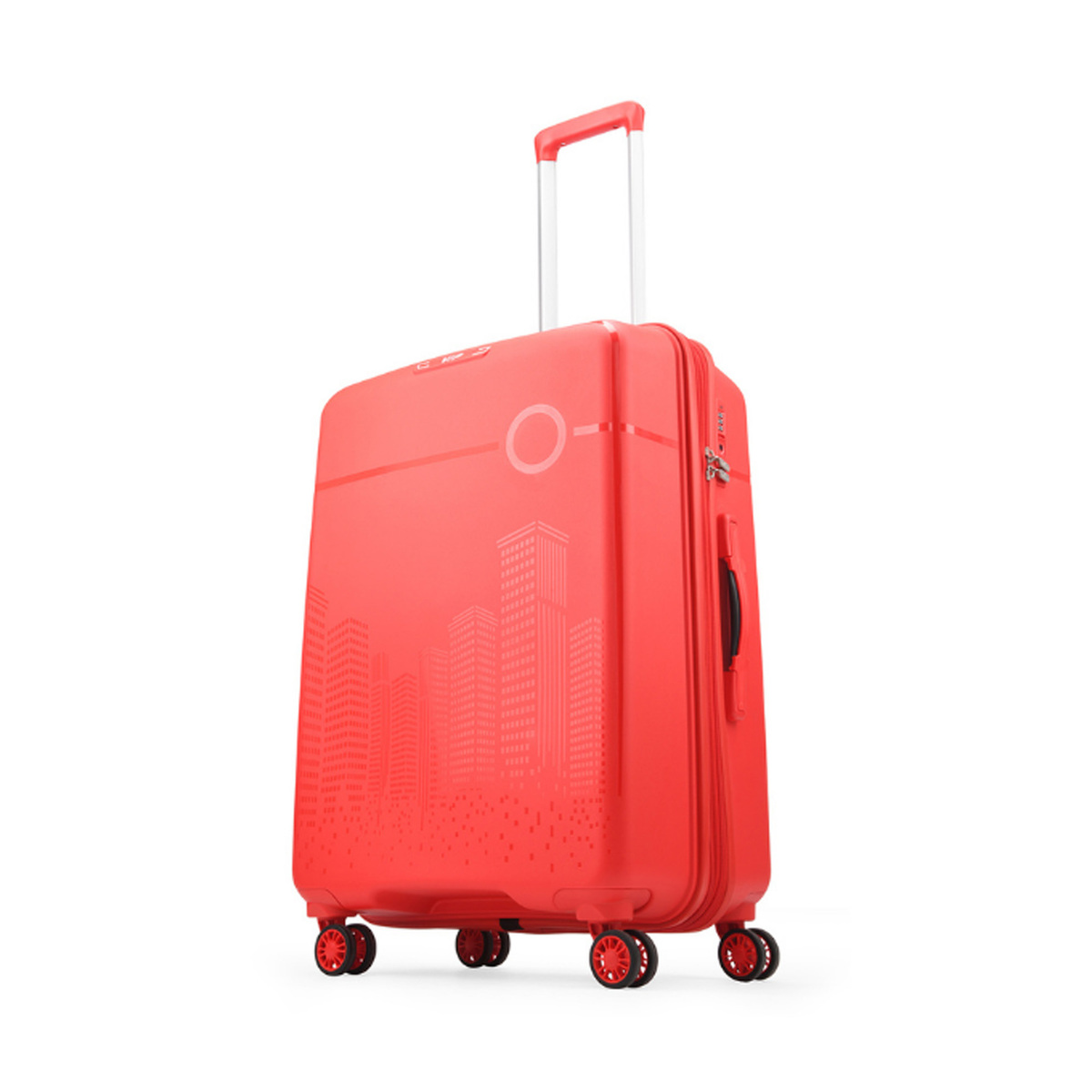 VIP Cityscape Plus 4 Wheel Hard Trolley 55cm Red