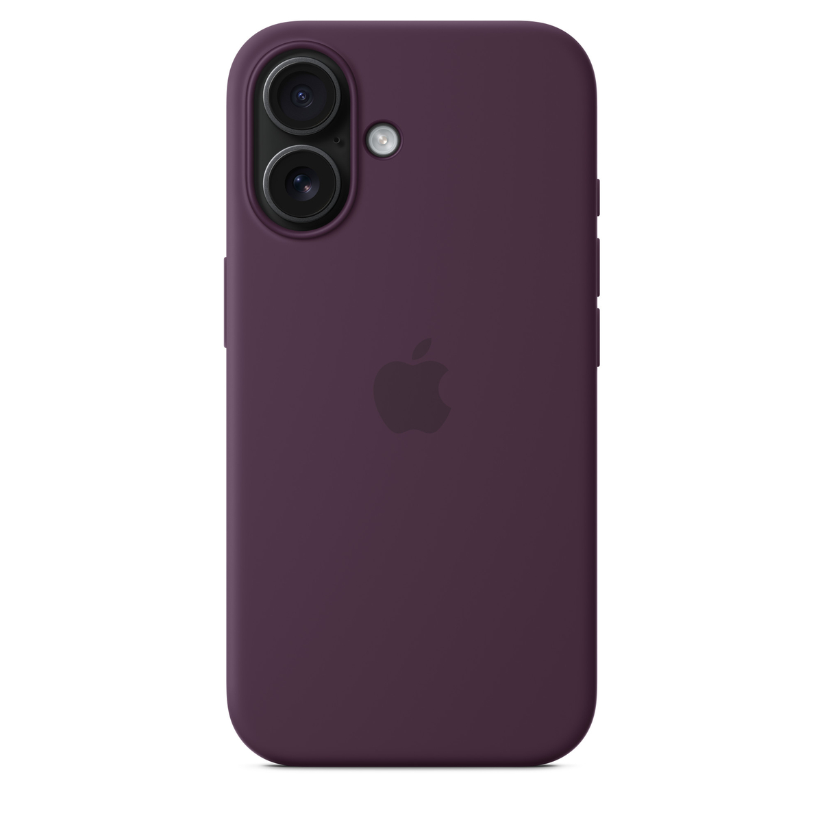 Apple iPhone 16 Silicone Case with MagSafe, Plum, MYY43ZM/A