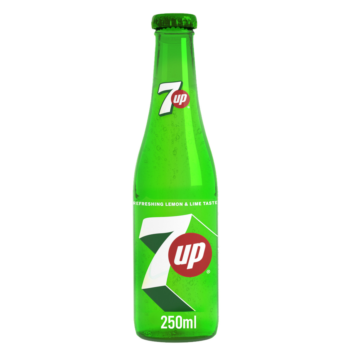 7UP Carbonated Soft Drink Glass Bottle 24 x 250 ml