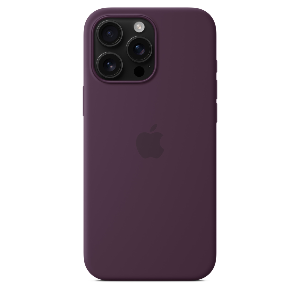 Apple iPhone 16 Pro Max Silicone Case with MagSafe, Plum, MYYW3ZM/A