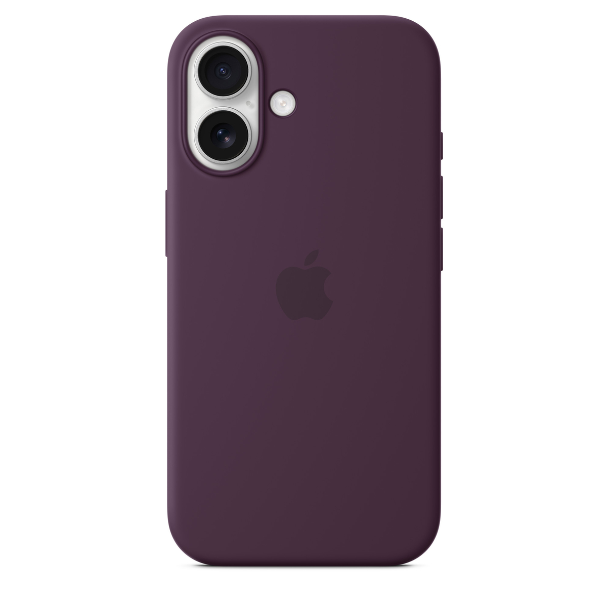 Apple iPhone 16 Silicone Case with MagSafe, Plum, MYY43ZM/A