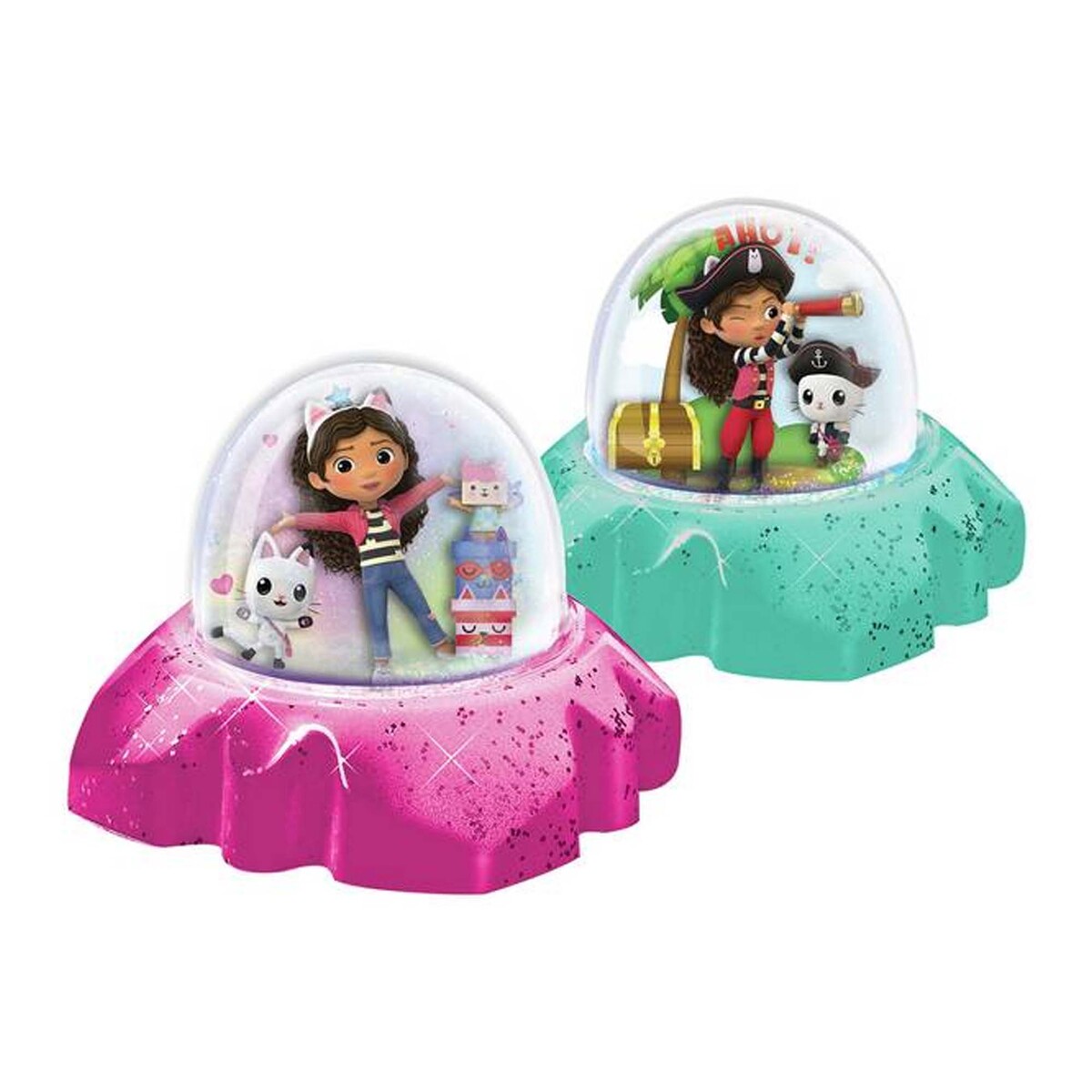 Gabby's Dollhouse Glitter Domes, DTT-12592