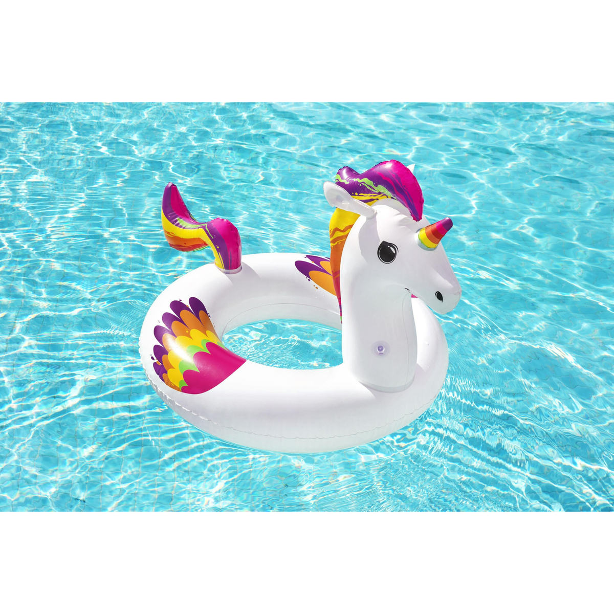 Bestway Fantasy Unicorn Swim Ring, 119x91 cm, 36159BW