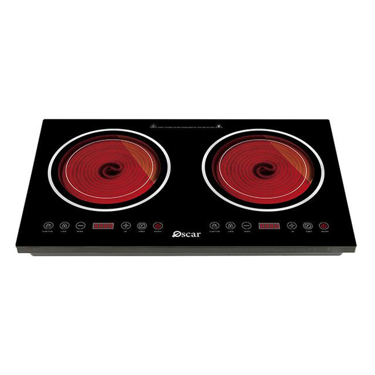 Oscar Double Burner infrared Cooker, 2 x 1800 W, OIRC2218TC