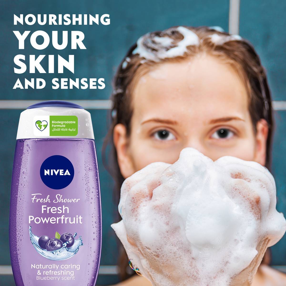 Nivea Shower Gel Fresh Powerfruit 250 ml