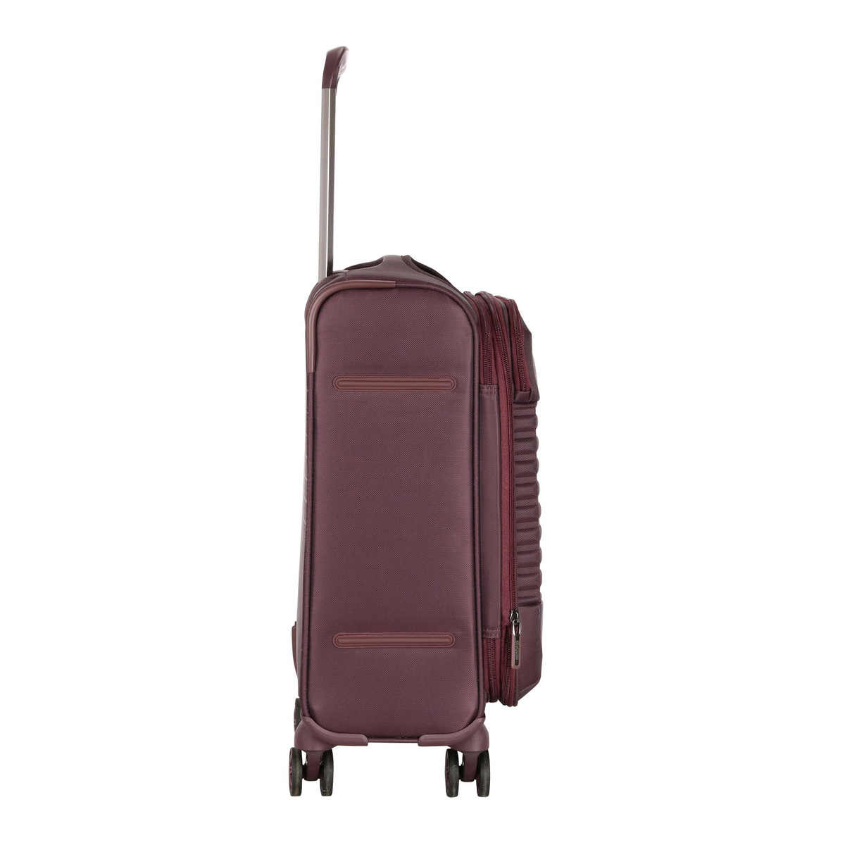 American Tourister Fornax Spinner Soft Trolley  with TSA Combination Lock, 55  cm, Raisin Red