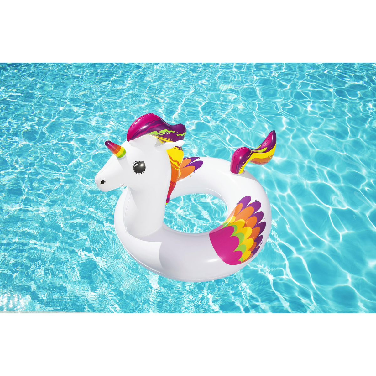 Bestway Fantasy Unicorn Swim Ring, 119x91 cm, 36159BW