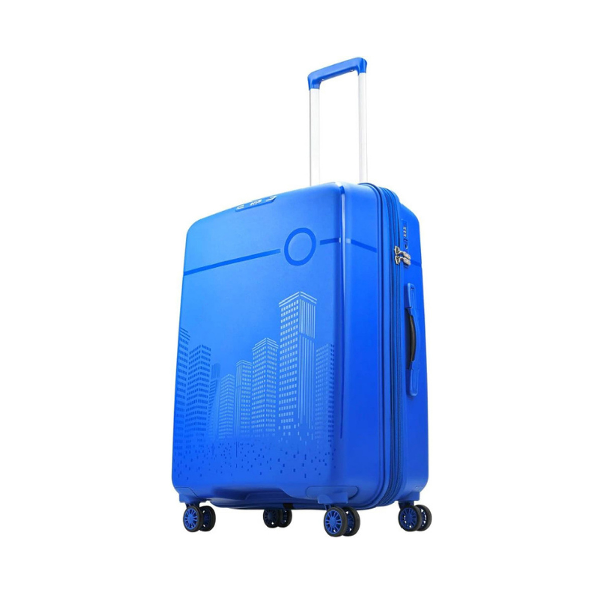 VIP Cityscape Plus 4 Wheel Hard Trolley 79cm Blue