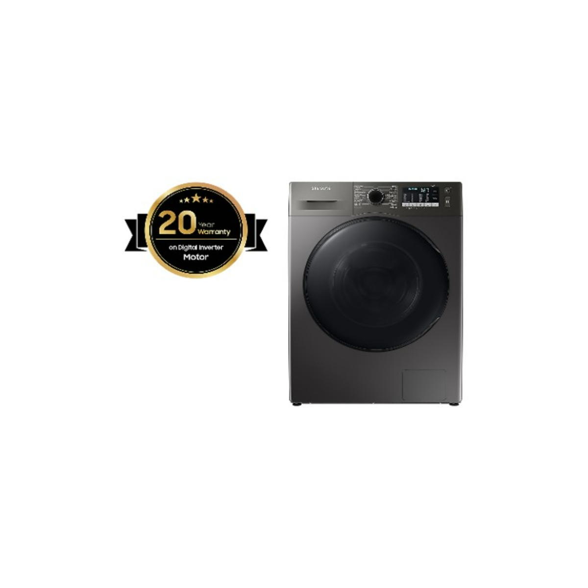 Samsung Front Load Washer & Dryer, 8/6Kg, Inox, WD80TA046BX/GM