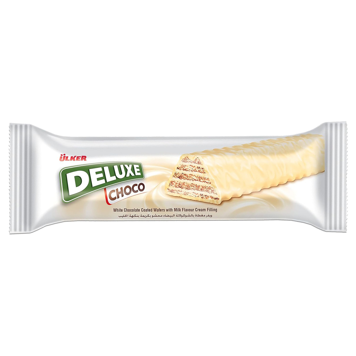 Ulker Deluxe White Chocolate Wafers With Milk Cream 28 g