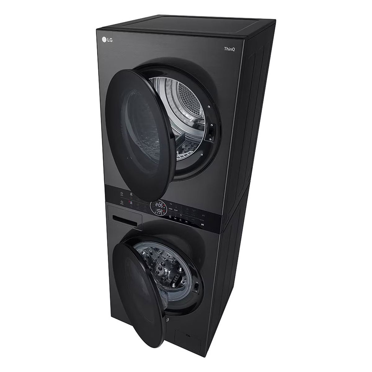 LG 24'' Wash Tower, 12/10 kg, Black Steel, W4W8BVKKZHM