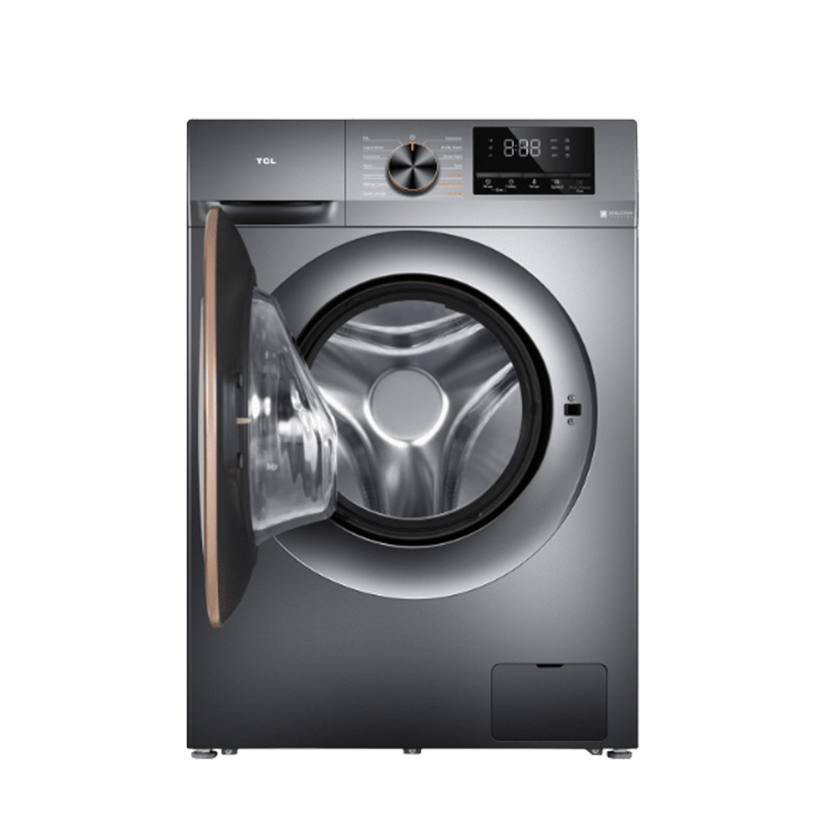 TCL Front Load Washing Machine, 8 kg, 1200 RPM, P208FLG