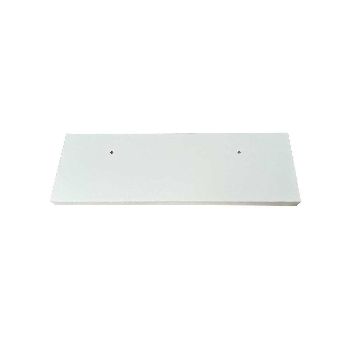 Maple Leaf Decorative Wooden Wall Shelf 50cm White