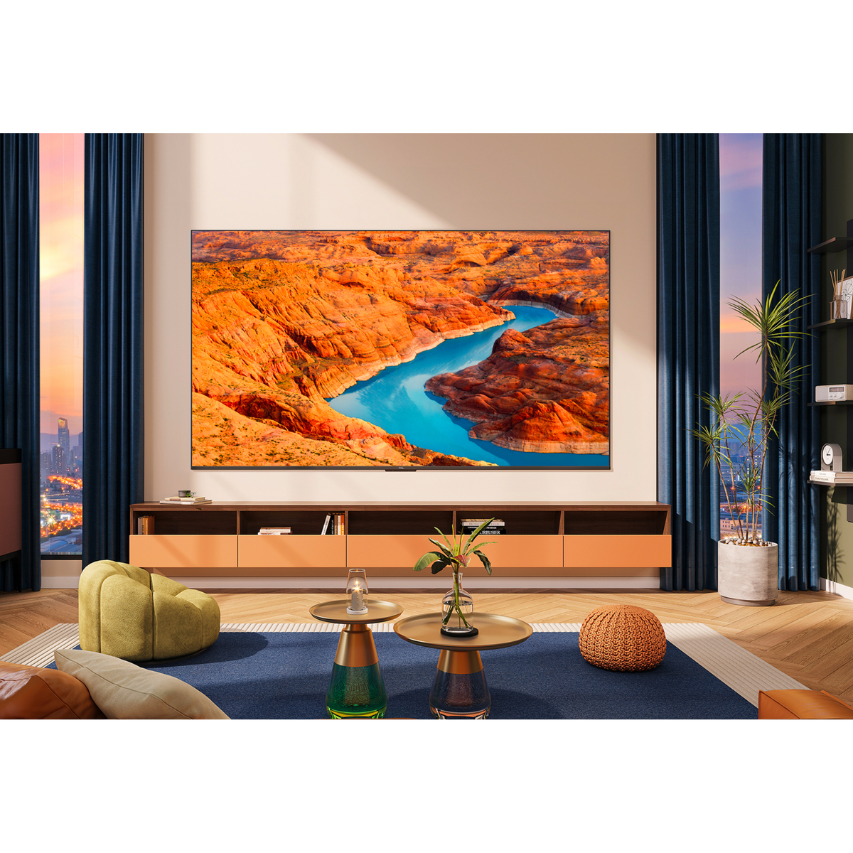 تي سي إل تلفاز QLED ذكي 4K UHD 65 بوصة، 65C655