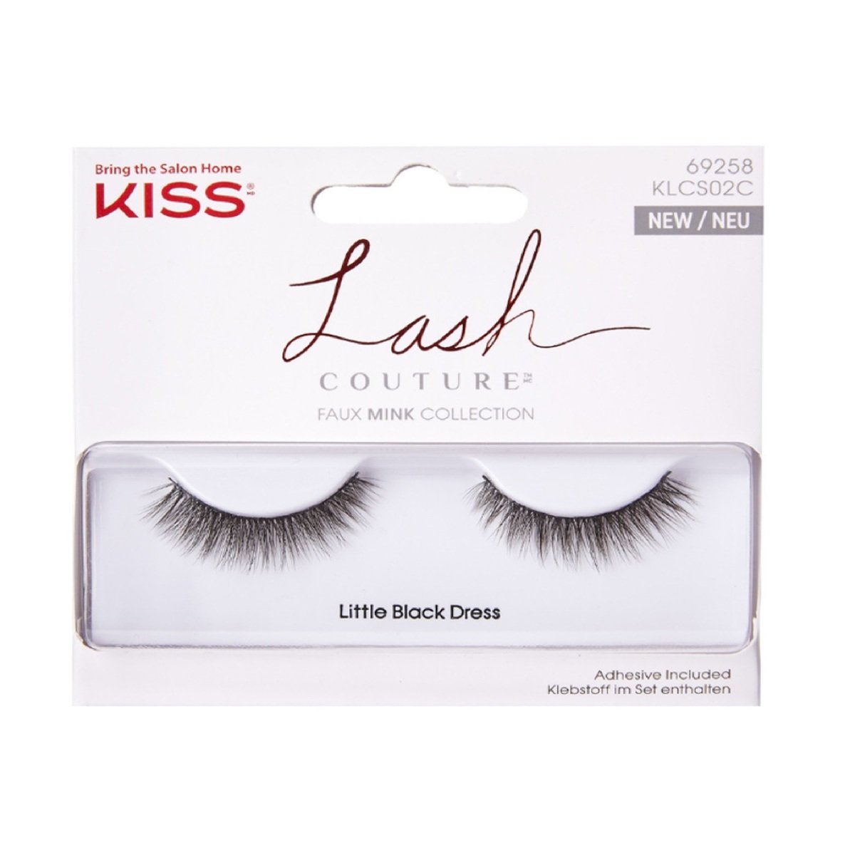 Kiss Lash Couture Mink Collection Little Black Dress Artificial Eyelashes 1 pair
