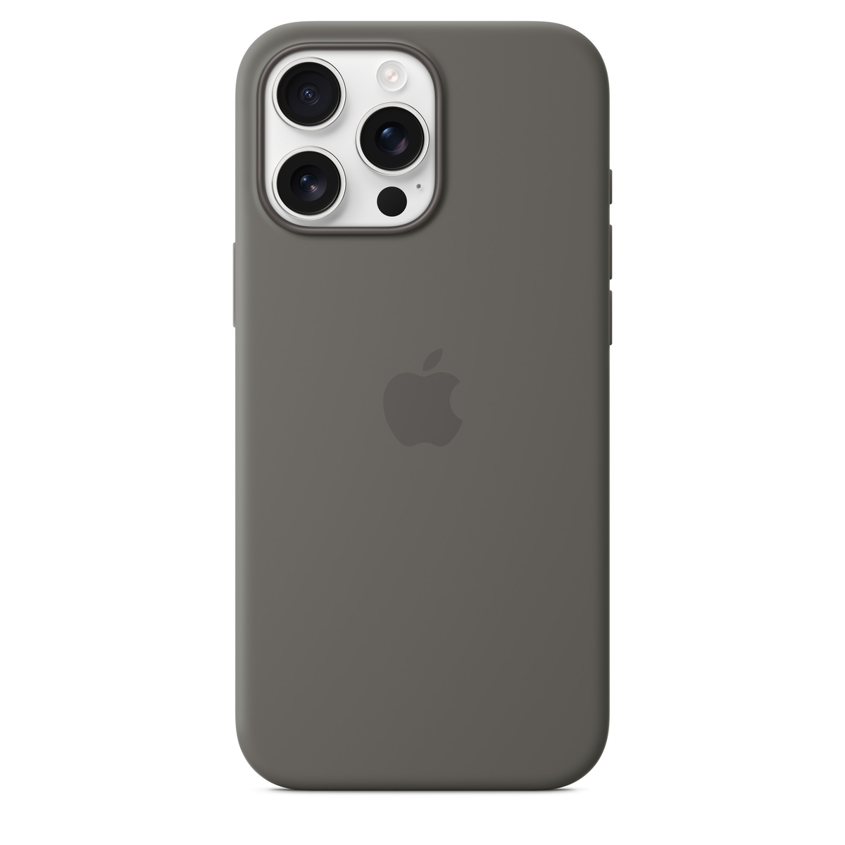 Apple iPhone 16 Pro Max Silicone Case with MagSafe, Stone Gray, MYYV3ZM/A