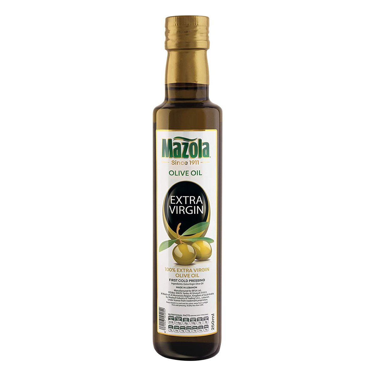 Mazola Extra Virgin Olive Oil 500 ml + 250 ml