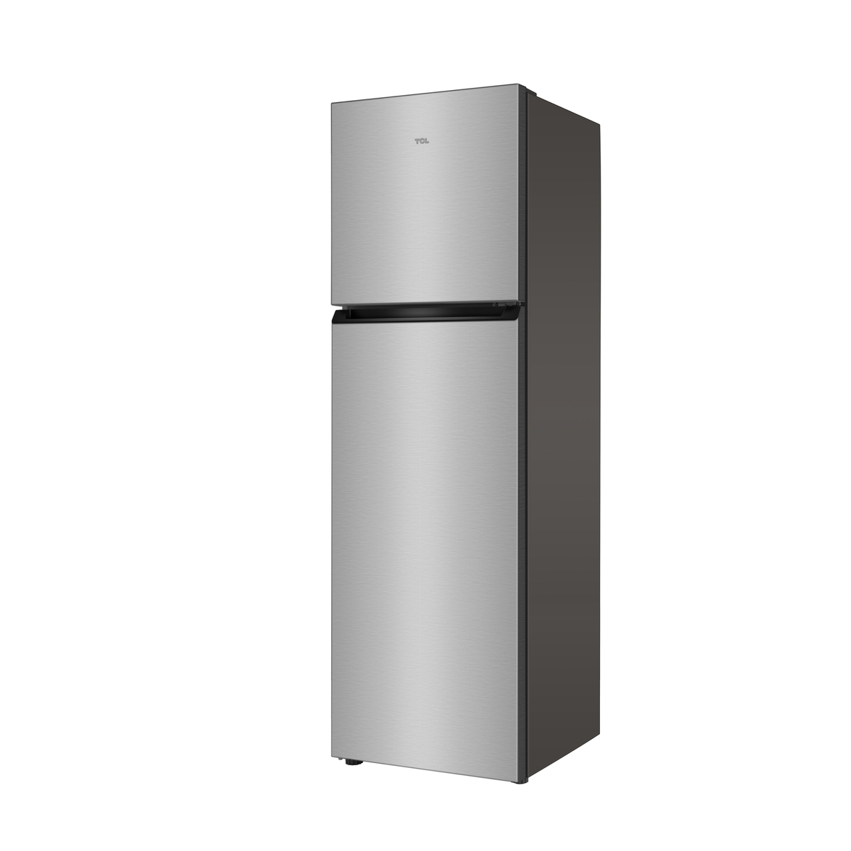 TCL Double Door Refrigerator, 286 L, Silver, P370TMN