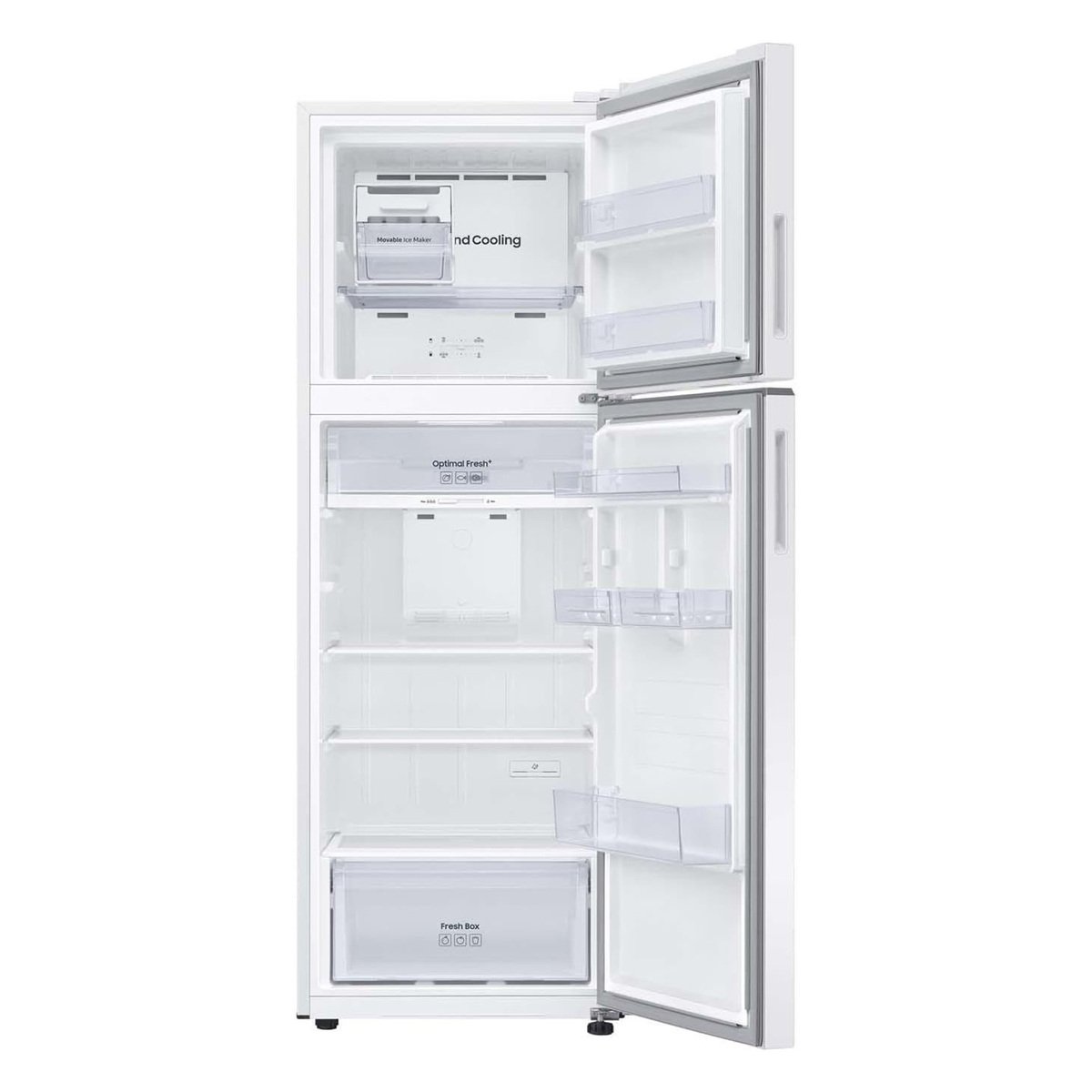 Samsung Top Mount Double Door Refrigerator , 345L, White, RT35CG5420WW