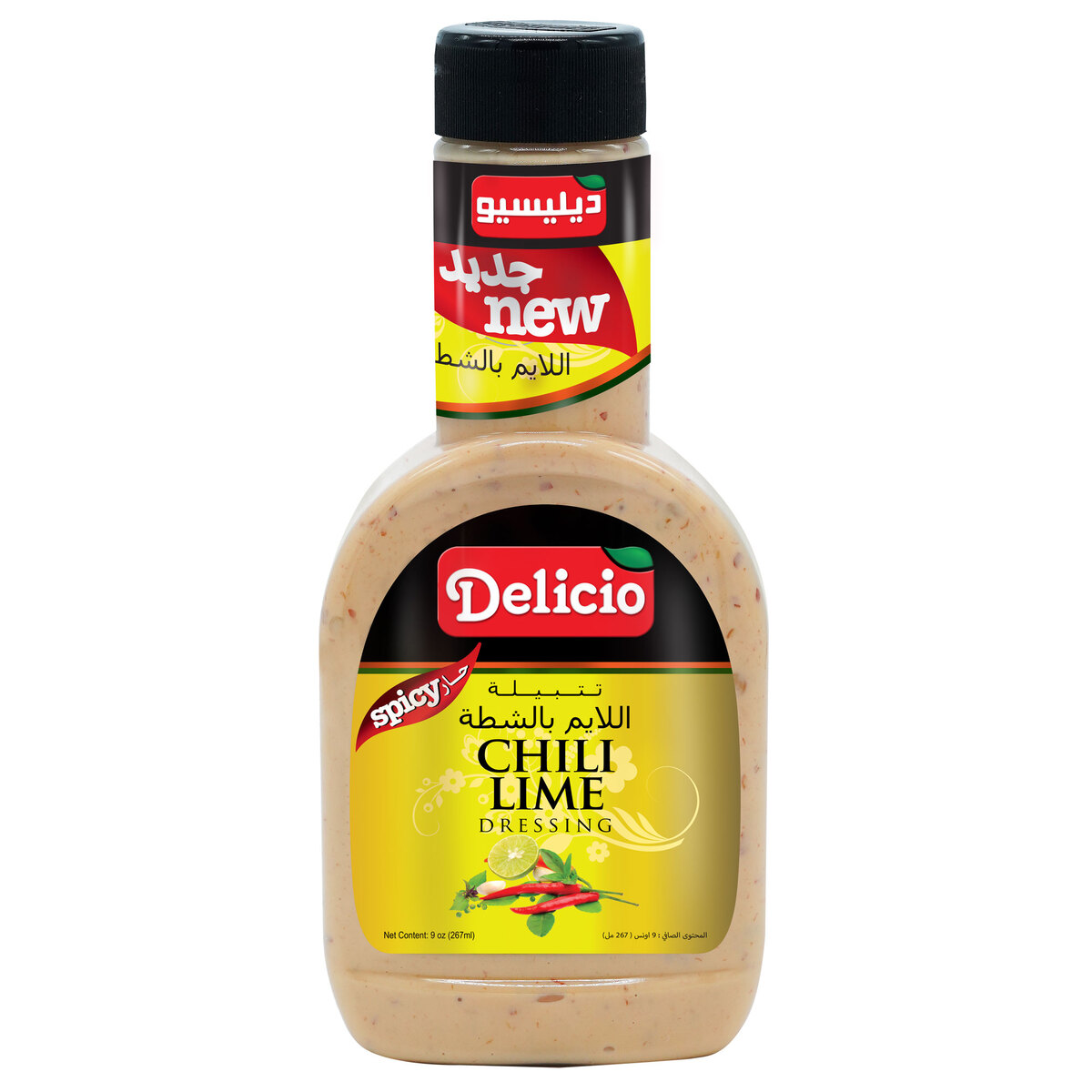 Delicio Spicy Chili Lime Dressing 267 ml