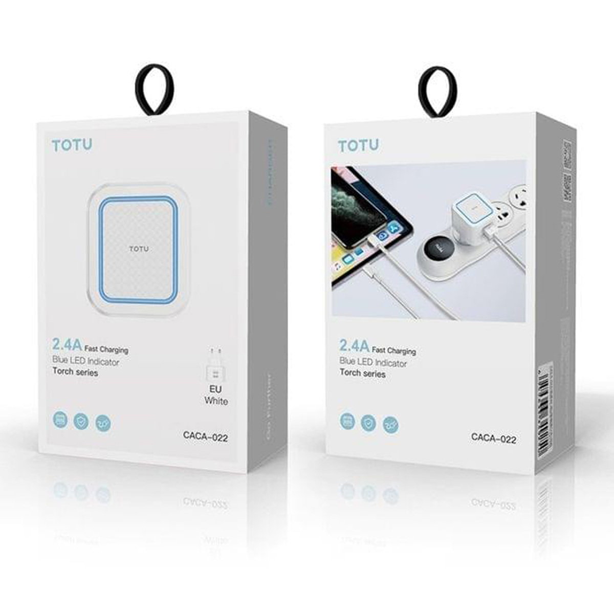 Totu Dual USB Port Fast Travel Charger, 2.4 A, CACA-022