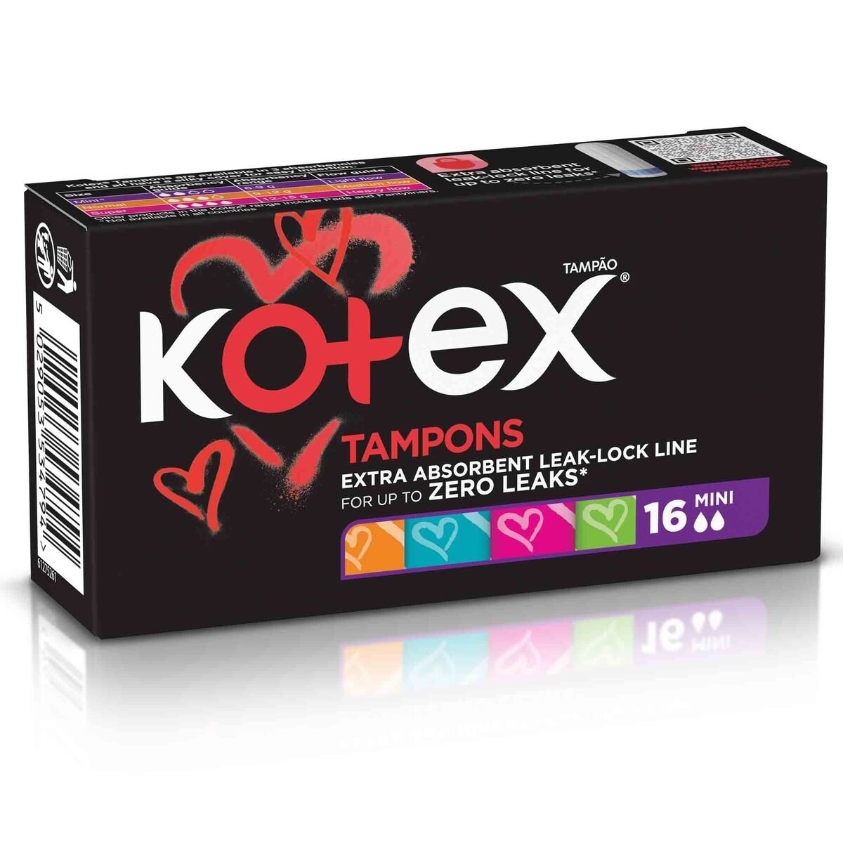 Kotex Tampons Silky Cover Size Mini 16 pcs