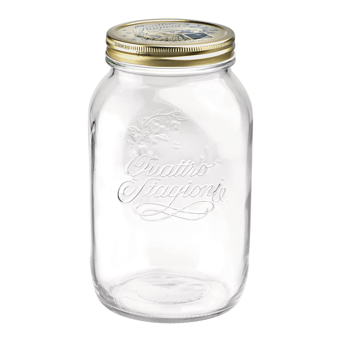 Bormioli Rocco Quattro Stag Jar, 1500 ml, Clear, BRR.GW021738