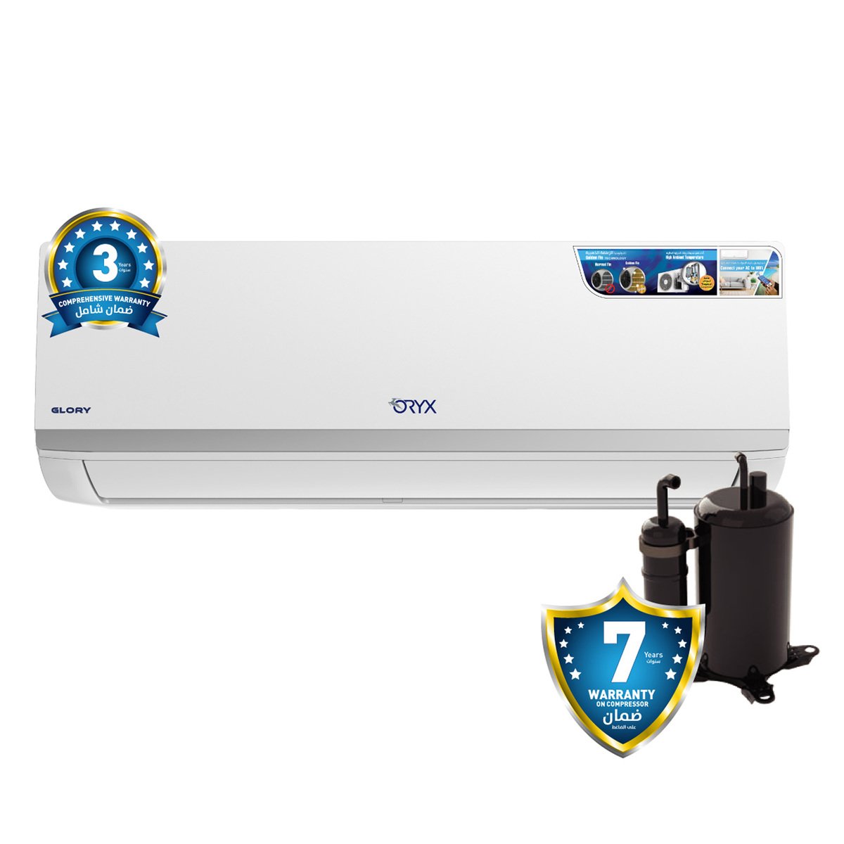 Oryx Elite Split Air Conditioner, BTU 22879, OASGEA-24CR41W