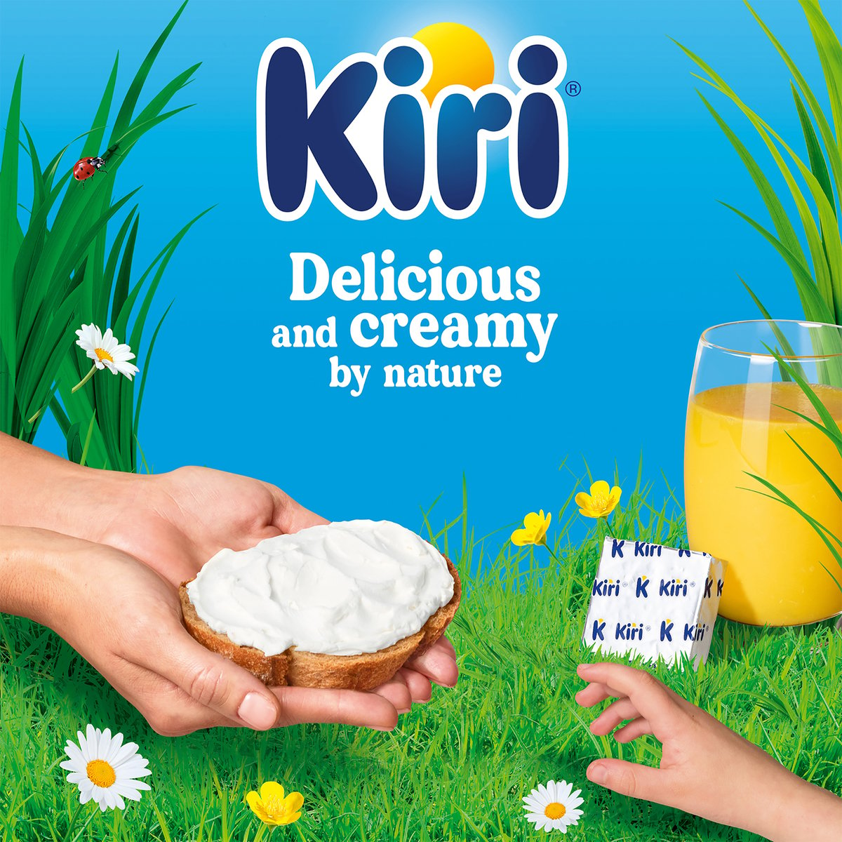 Kiri Spreadable Cream Cheese Squares 12 Portions 200 g