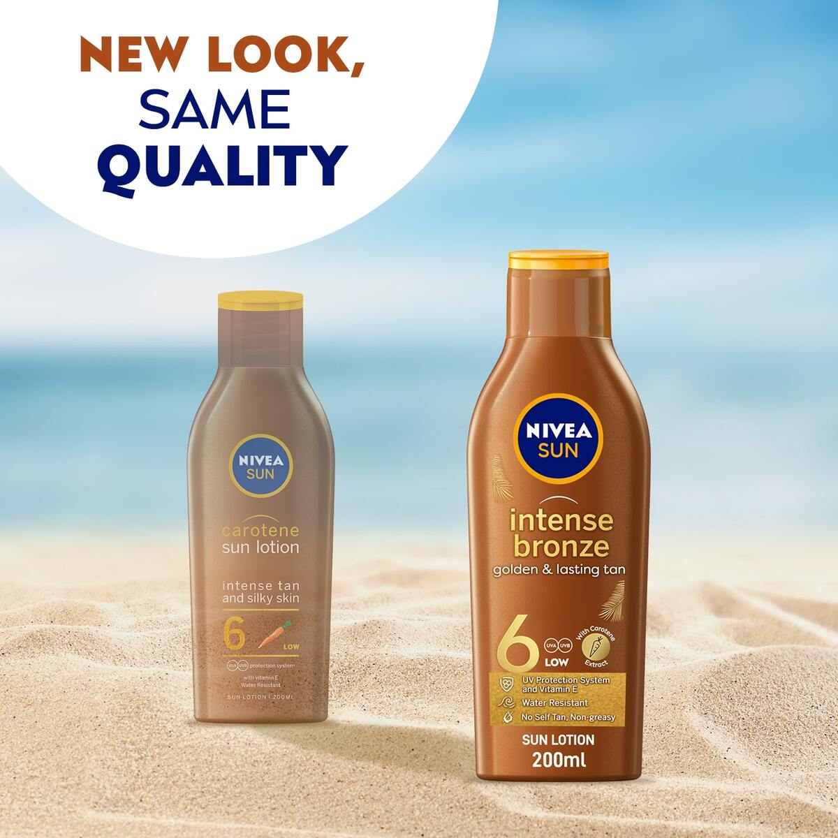 Nivea Intense Bronze Tanning Sun Lotion SPF6 200 ml