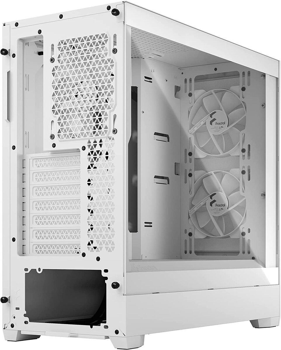 Fractal Design Pop Air White Computer Case TG Clear Tint Tempered Glass