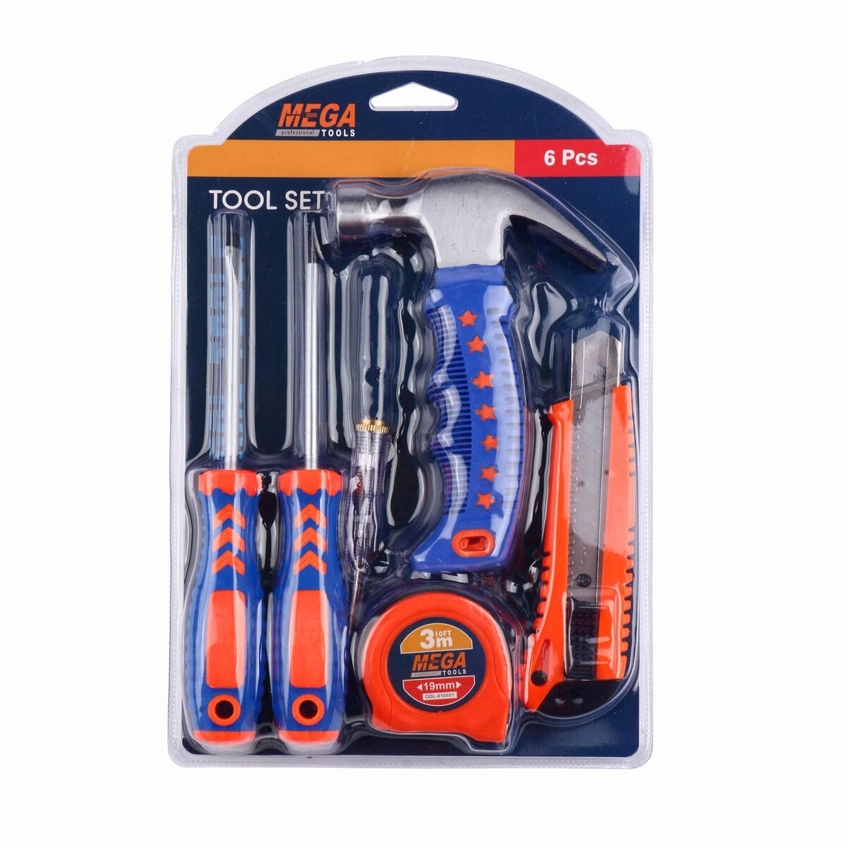 Mega Hand Tool Set, 6 pcs, M7886