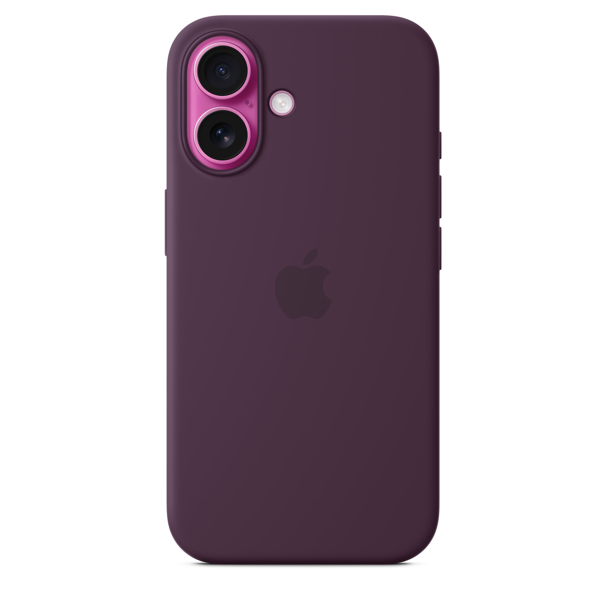 Apple iPhone 16 Silicone Case with MagSafe, Plum, MYY43ZM/A