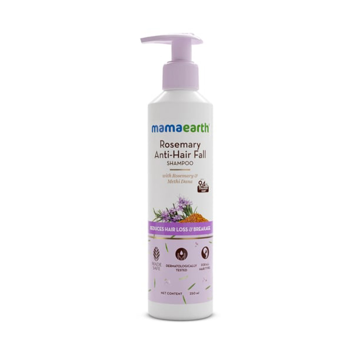 Mamaearth Rosemary Anti-Hairfall Shampoo 250 ml