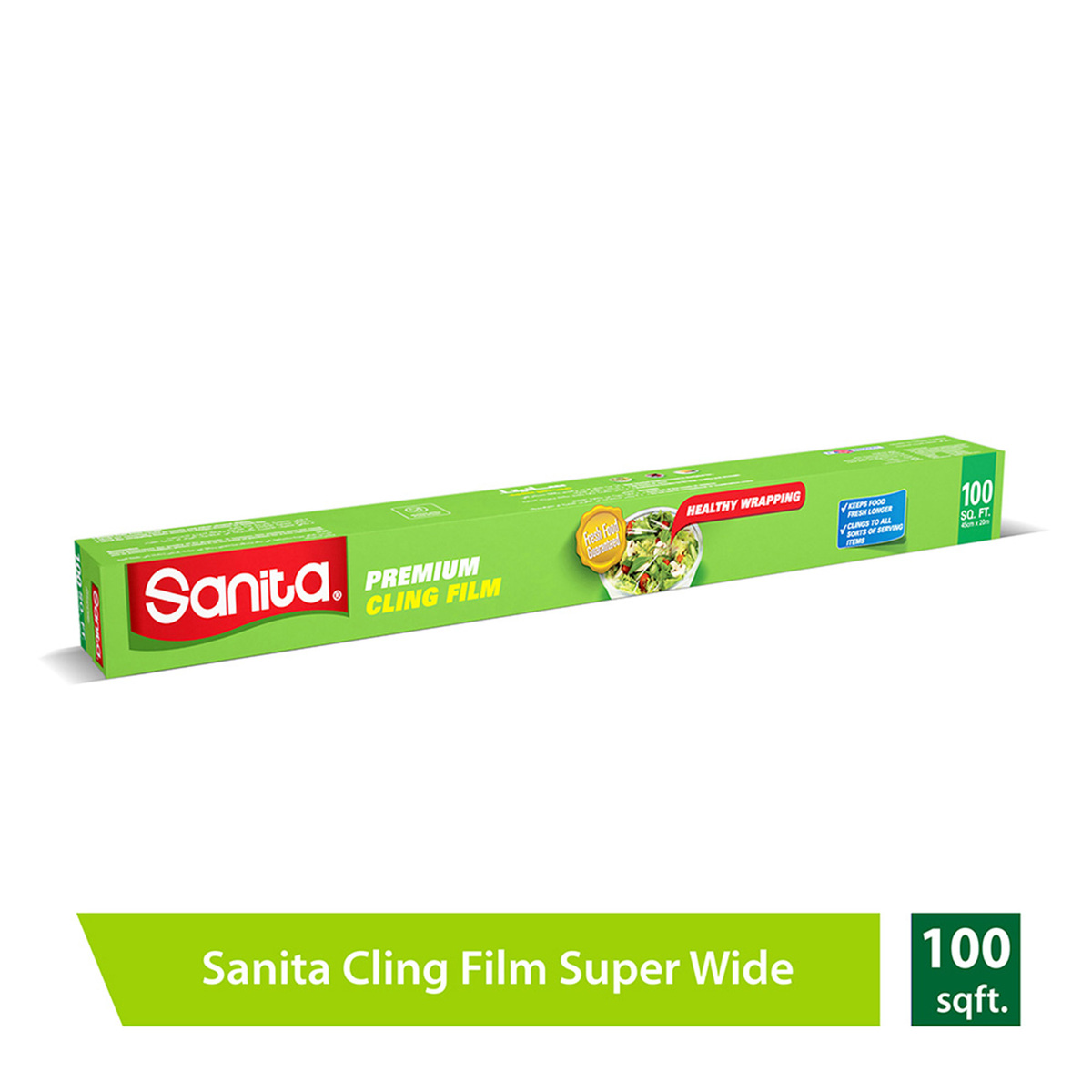 Sanita Premium Cling Film 100sq.ft. Size 45cm x 20m 1 pc