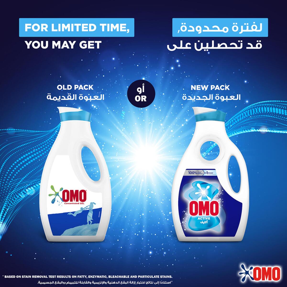 Omo Liquid Laundry Detergent, Active Value Pack 2.5 Litres