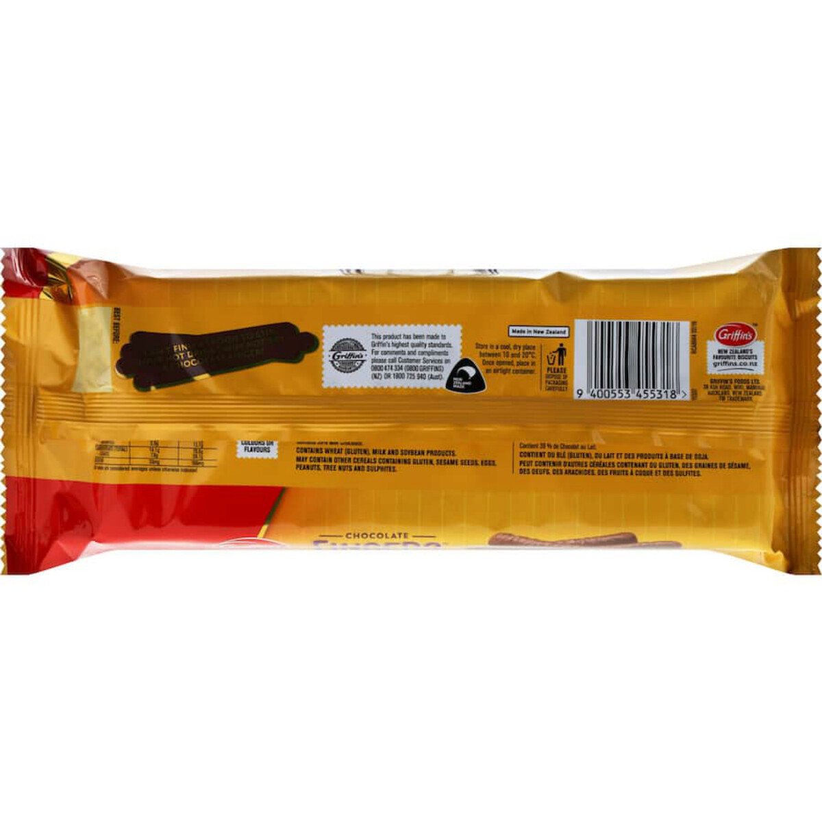 Griffin's Chocolate Fingers 180 g