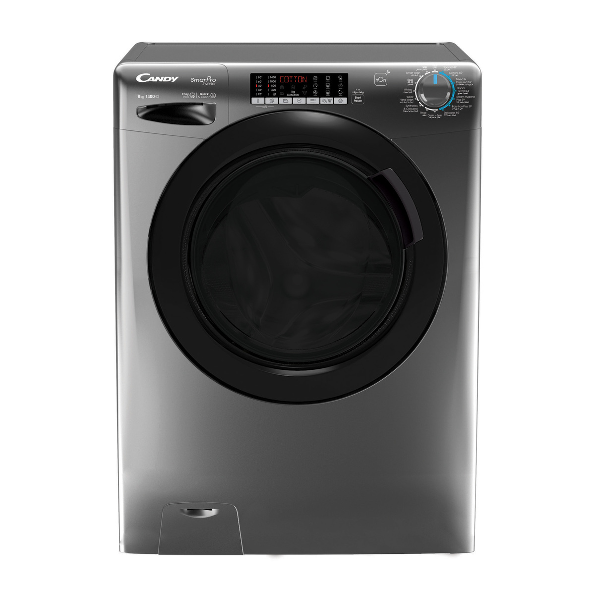 Candy Front Load Washer, 8 kg, Anthracite, CSO486TWMBR6-19