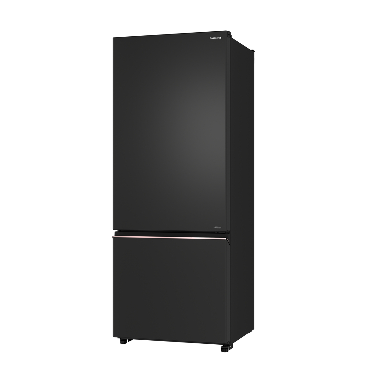 Panasonic Double Door Refrigerator, 401L Net Capacity, Black, NR-BK468BQKU