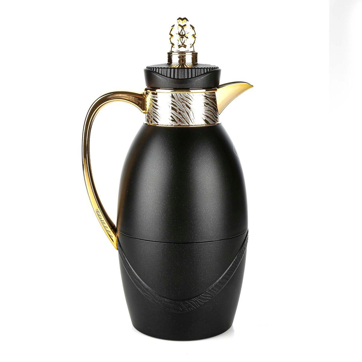 Mayflower Vacuum Flask, 1 L, Black & Gold, ONP-10