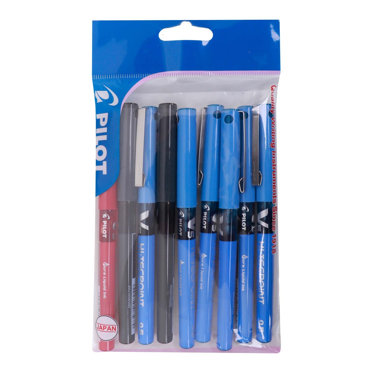 Pilot Hi-Tech Point Pen, 9pcs, BX-V5-S9