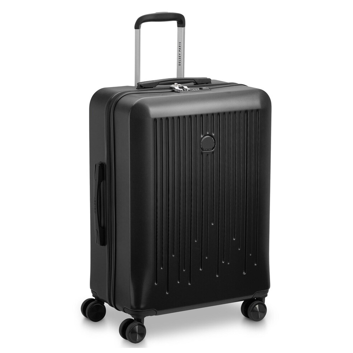 Delsey Christine Hard Trolley, 4 Double Wheels, 70 cm, Black