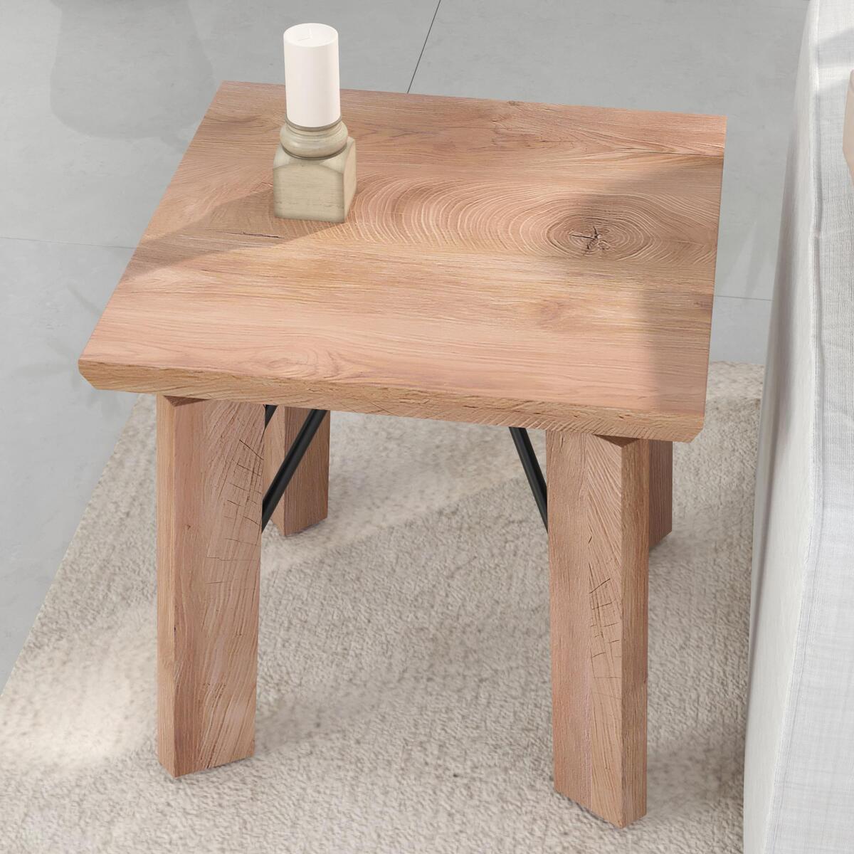 Home Canvas Natural Side Table QJ-464-ET