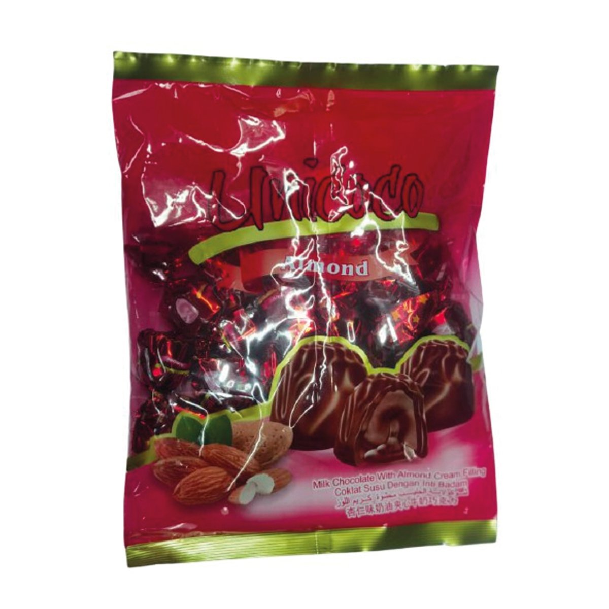 Unicoco Chunky Chocolate With Almond Cream Filling 400g