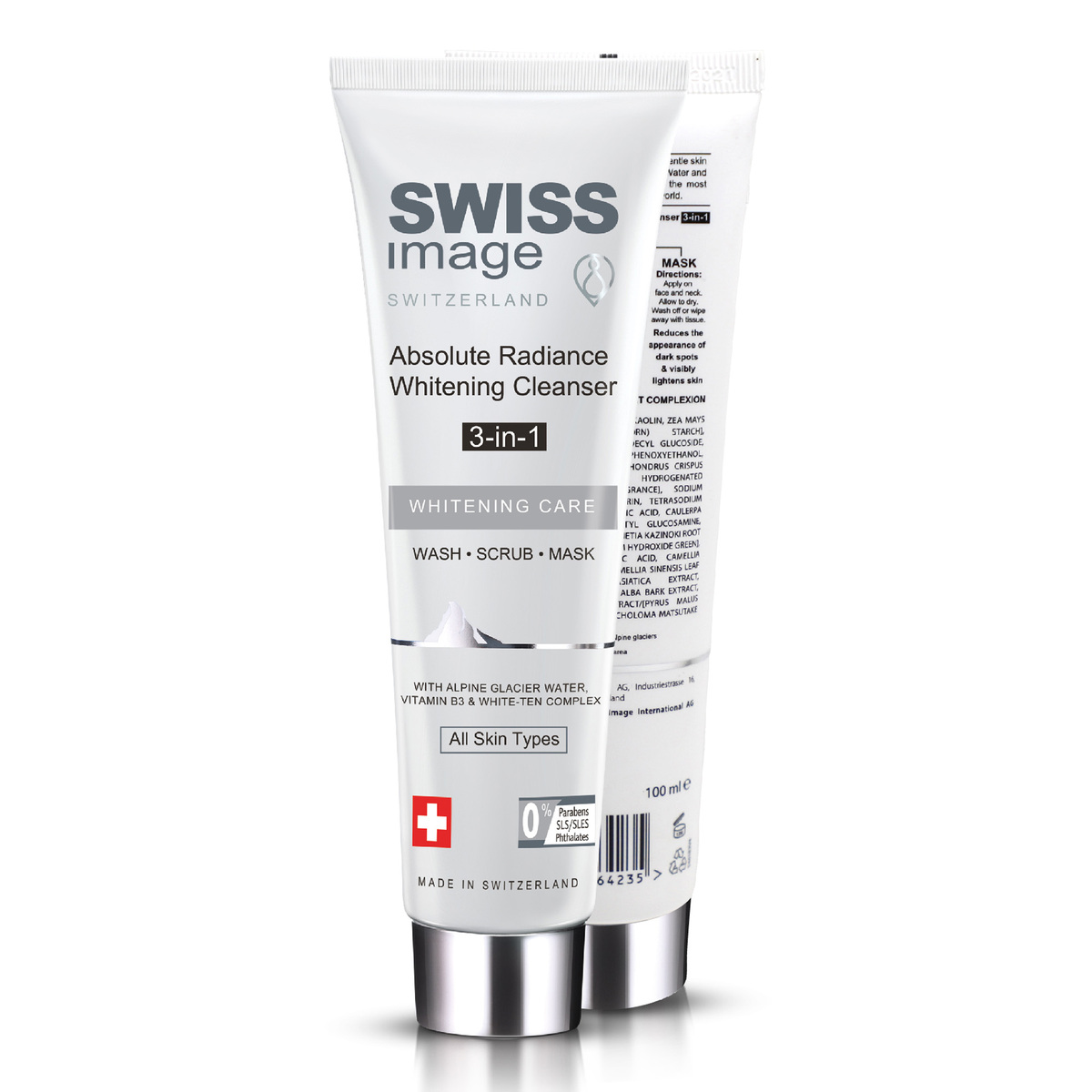 Swiss Image 3 In 1 Absolute Radiance Whitening Cleanser 100 ml