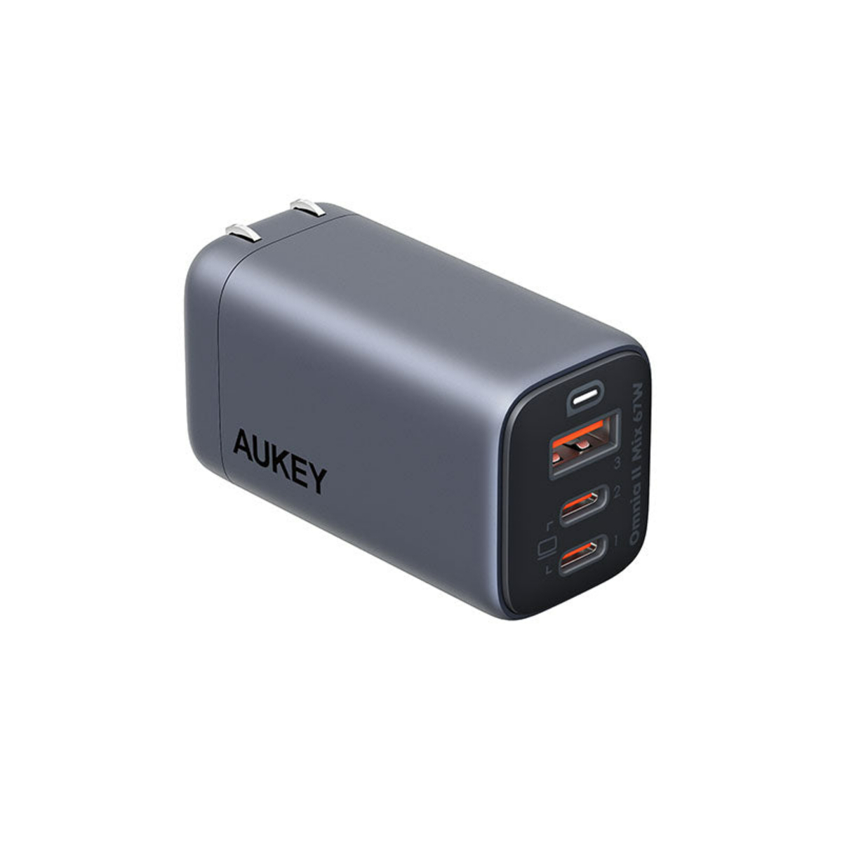 Aukey VoltApex II Mix 67W UFCS 3-Port GaN Wall Charger, PA-B6U